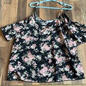 Flower boxy blouse